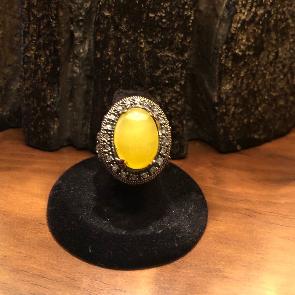 Antique style Ring sultana sterling silver 925